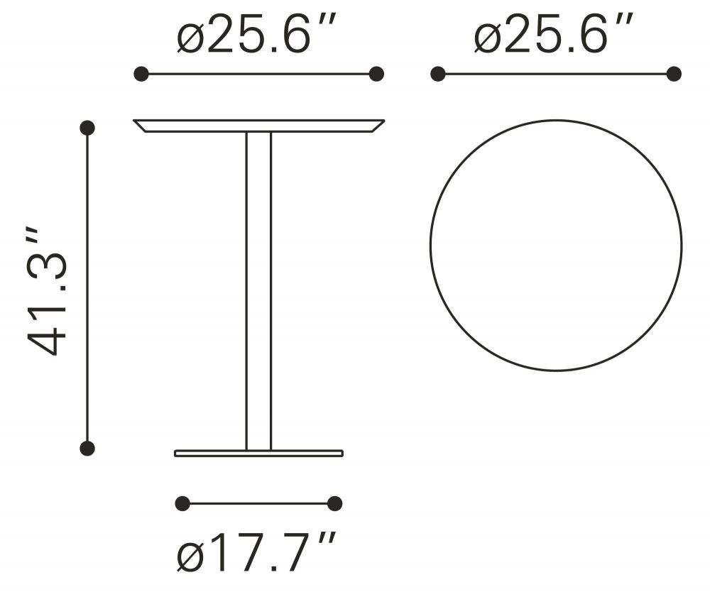 wood bar table