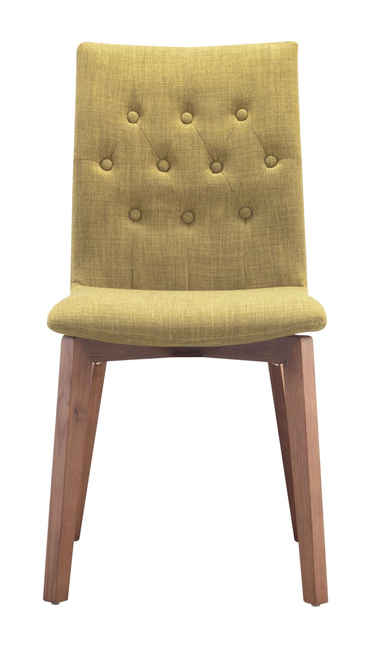 button tufted dining chair