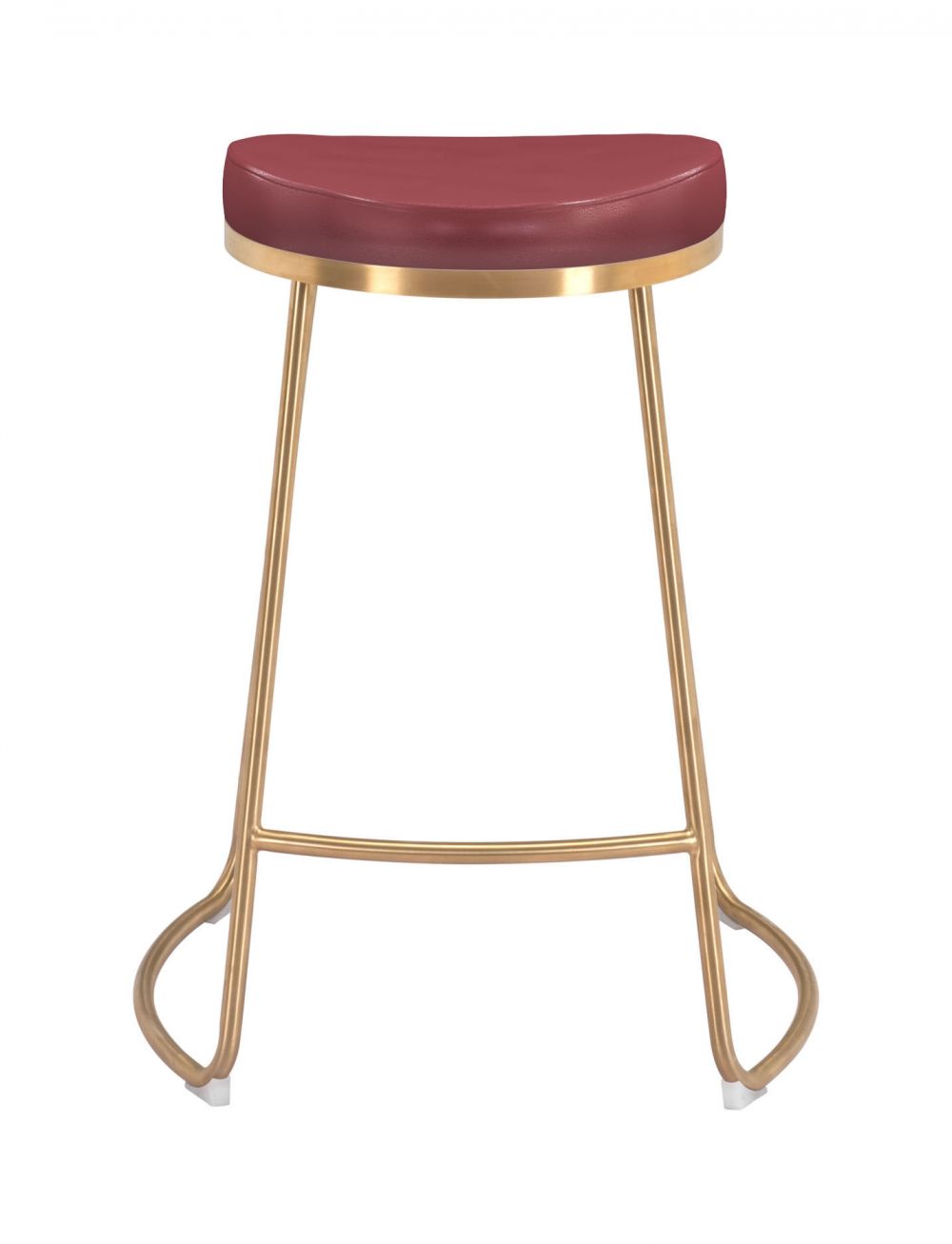 red counter stool