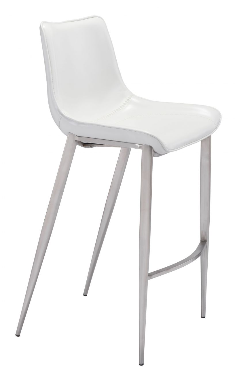 white bar stool