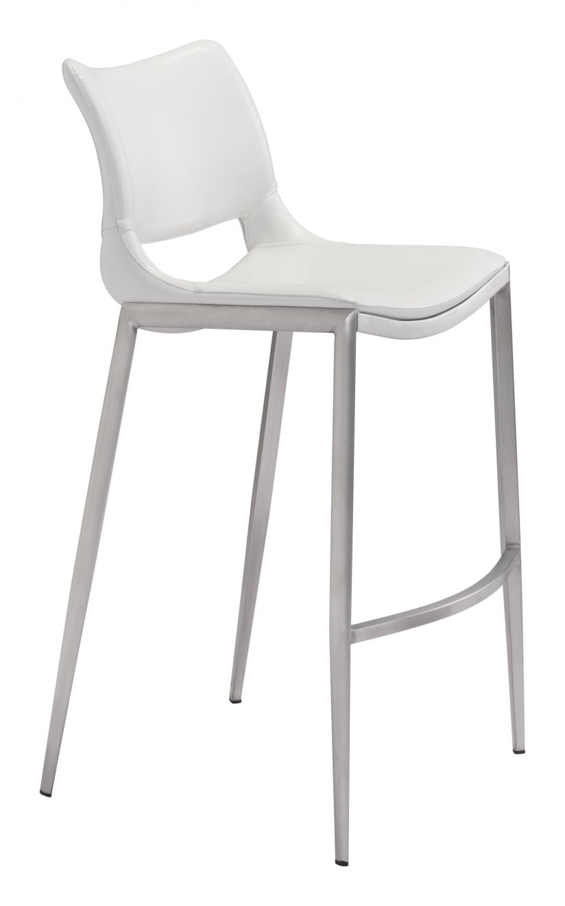 white bar stool