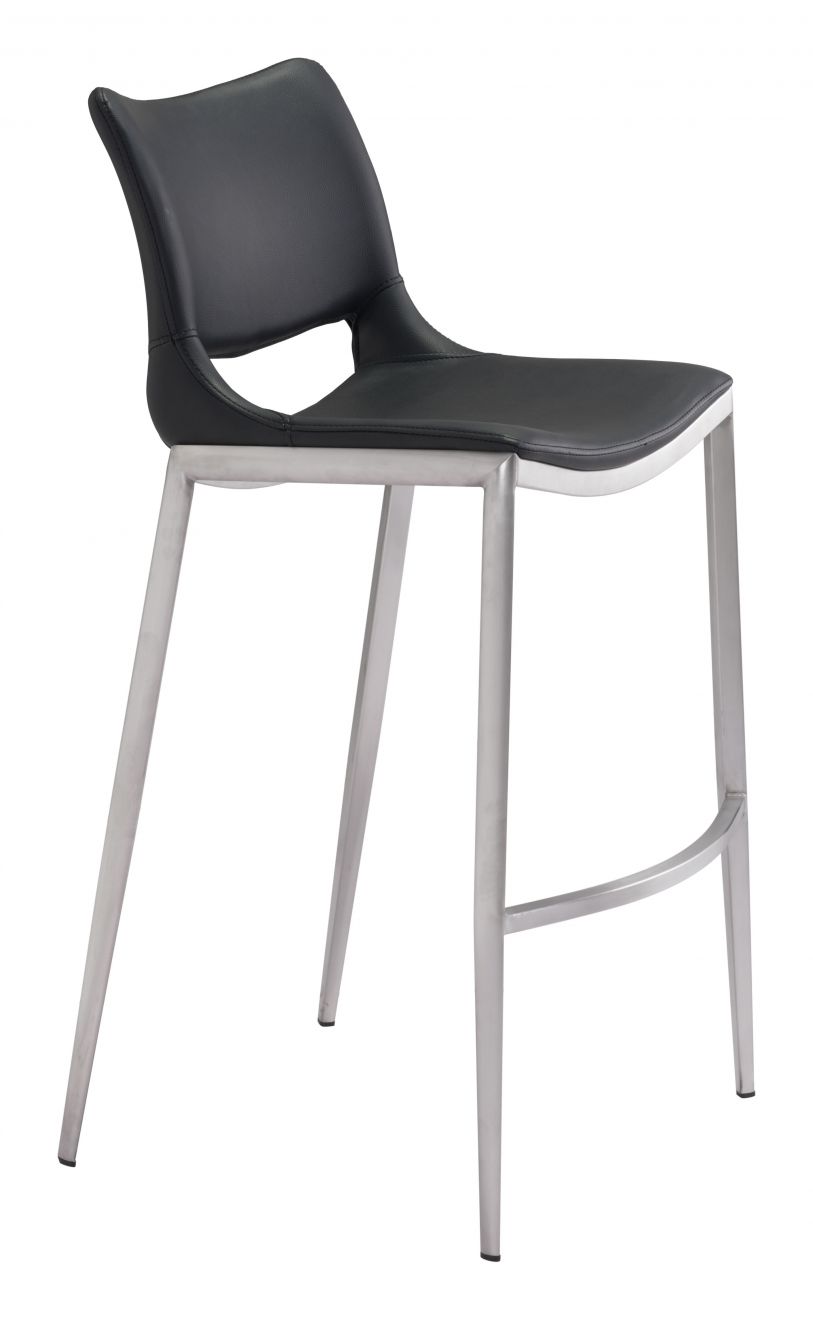 black bar stool