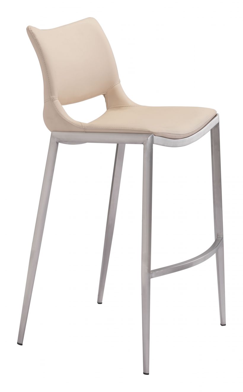 beige bar stool