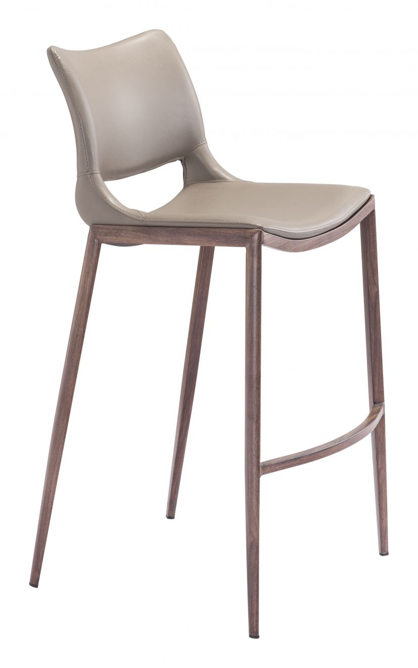brown bar stool