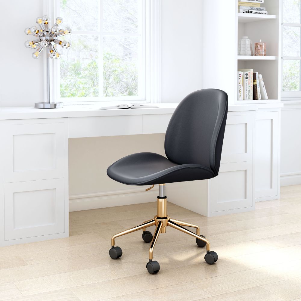 black office chair