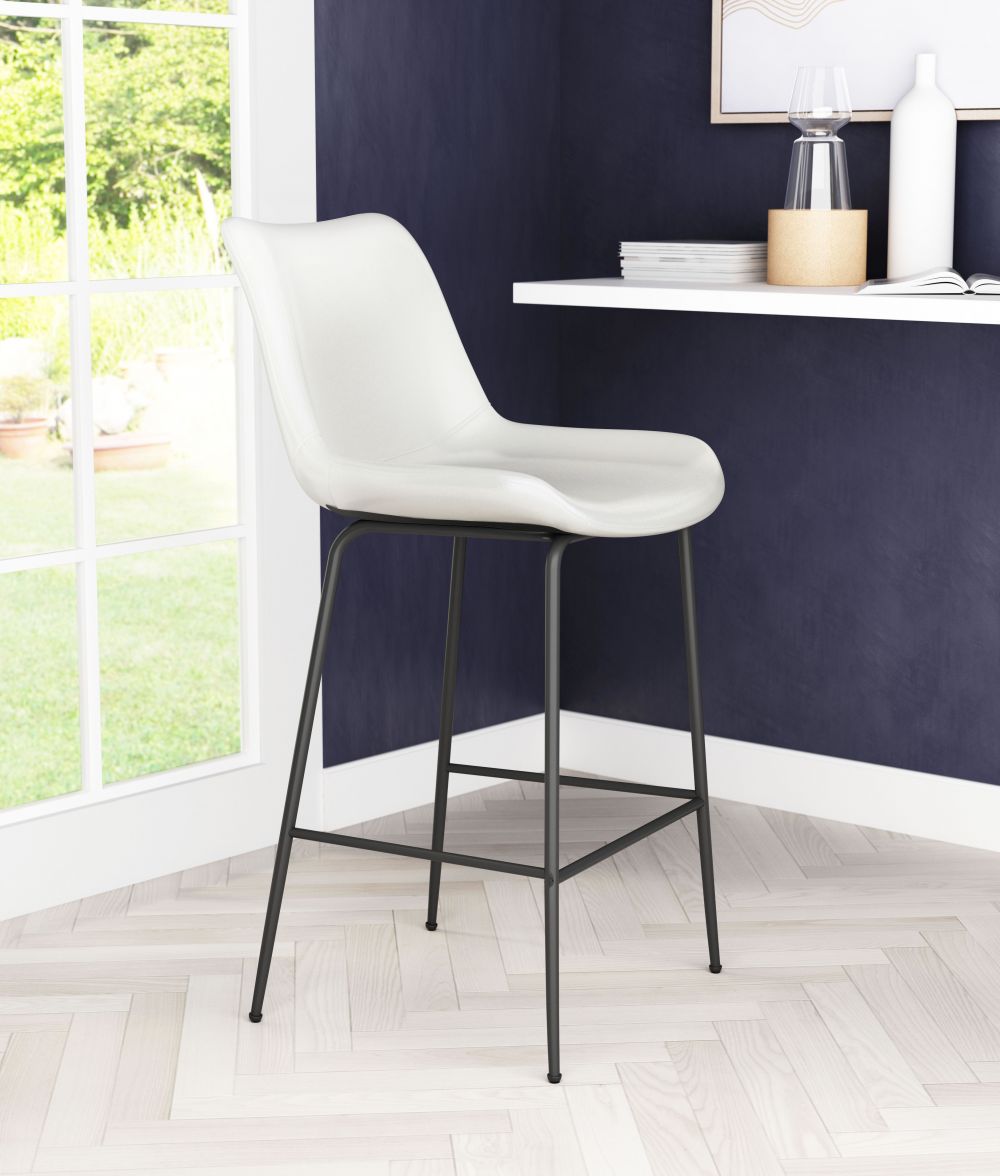 white counter stool