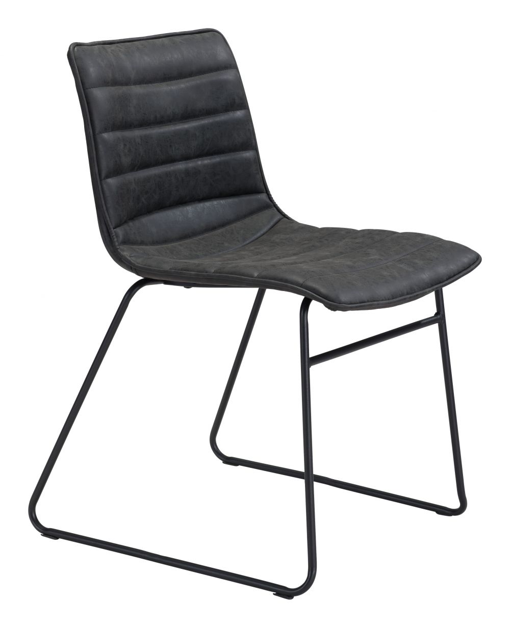 black dining chair