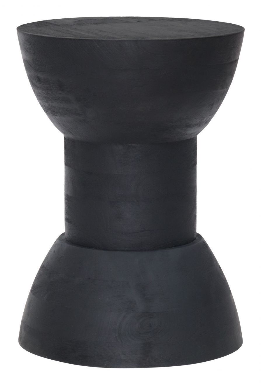 black end table