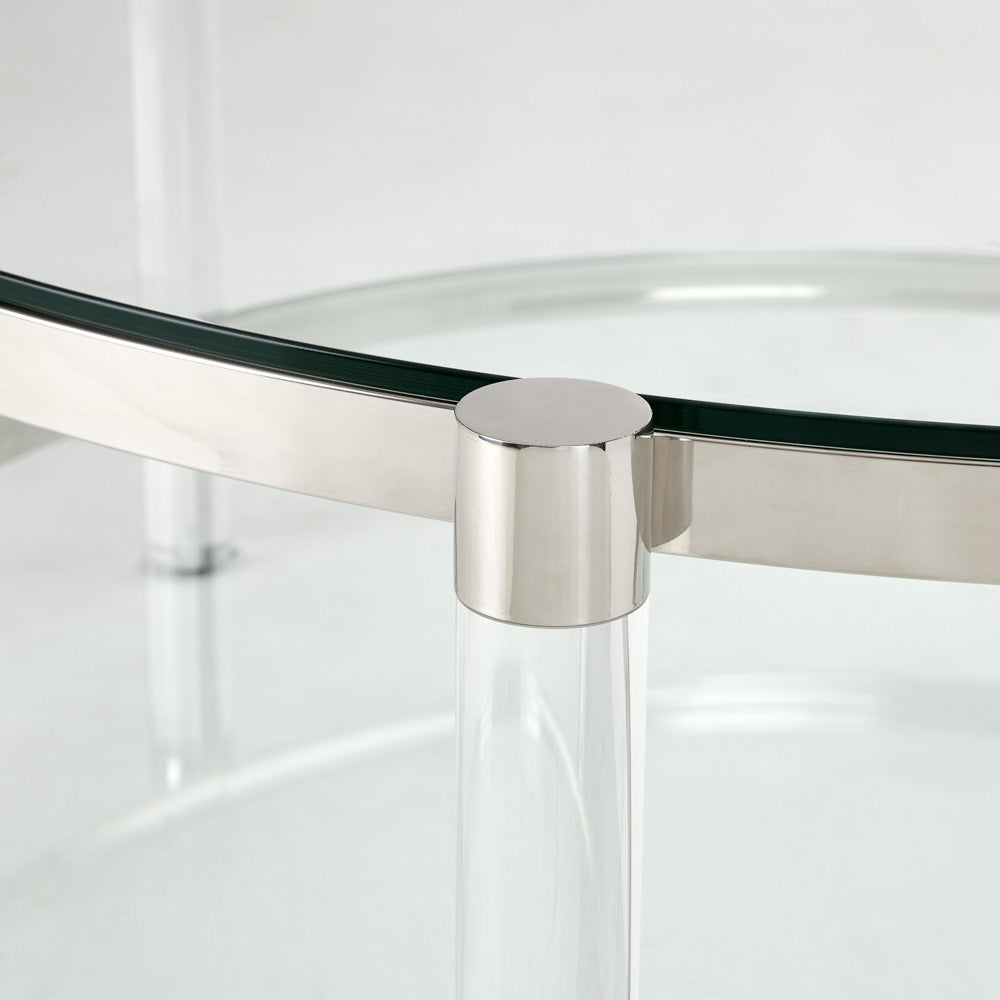 silver coffee table