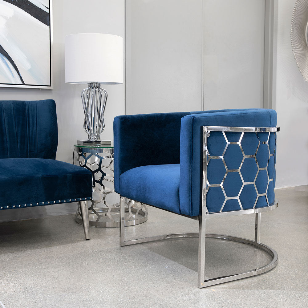 fabric accent chair