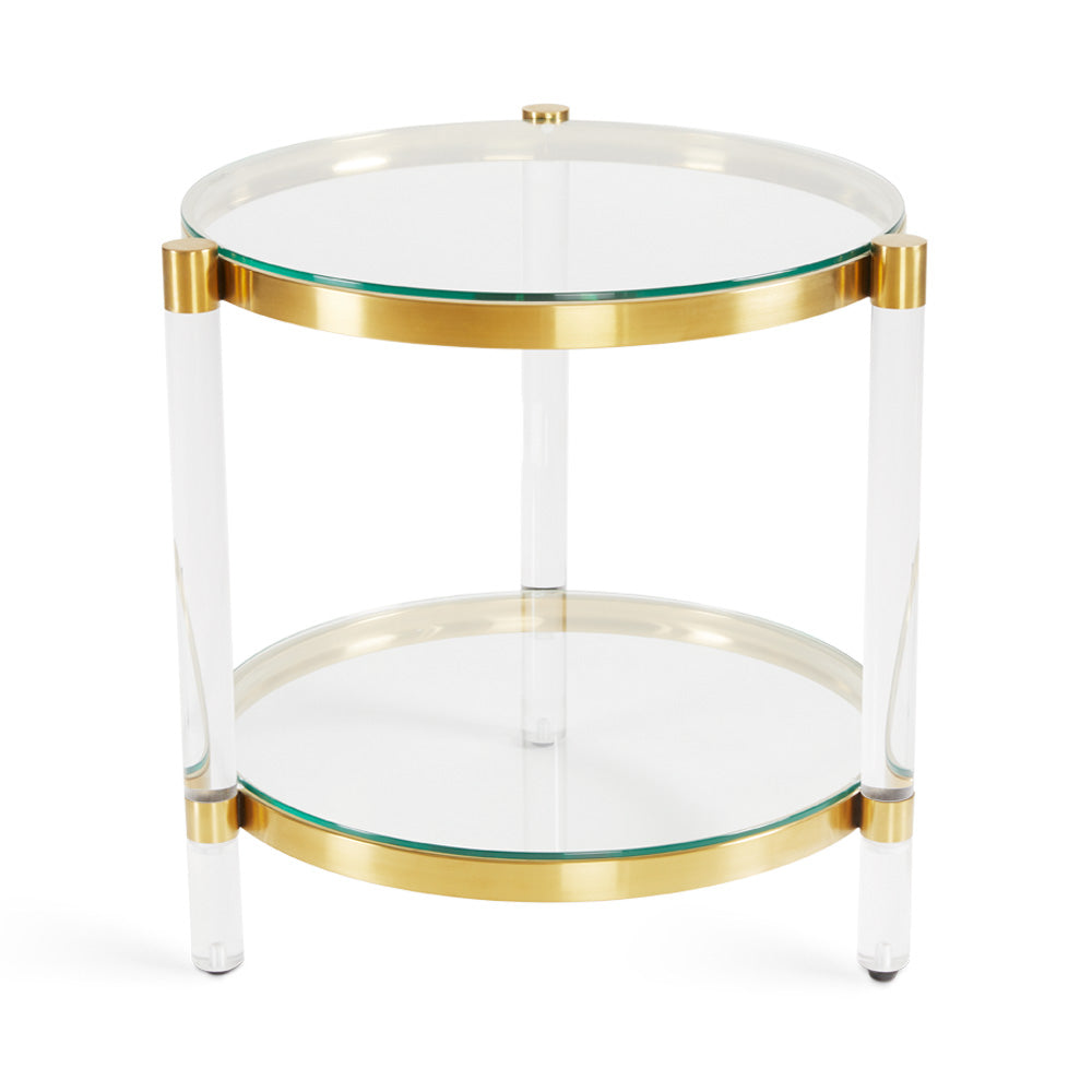 golden side table