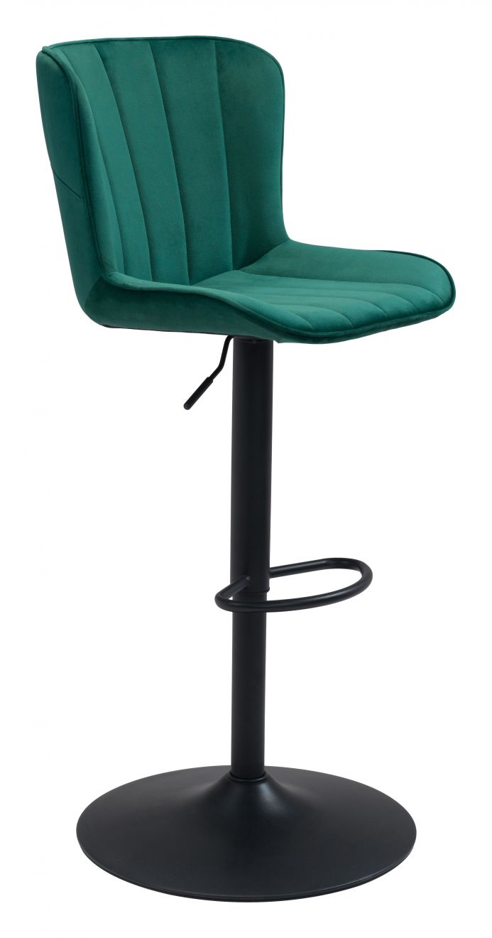 green bar stool|