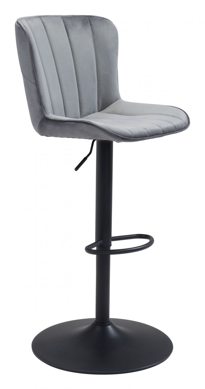 grey bar stool|