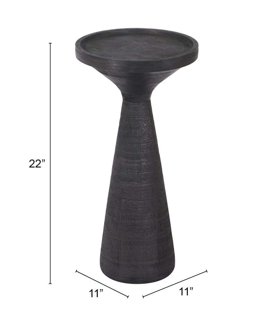 wooden side table