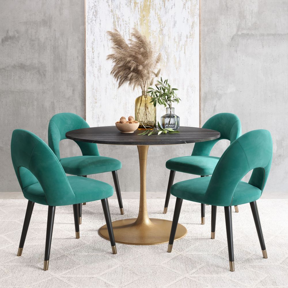 black dining set