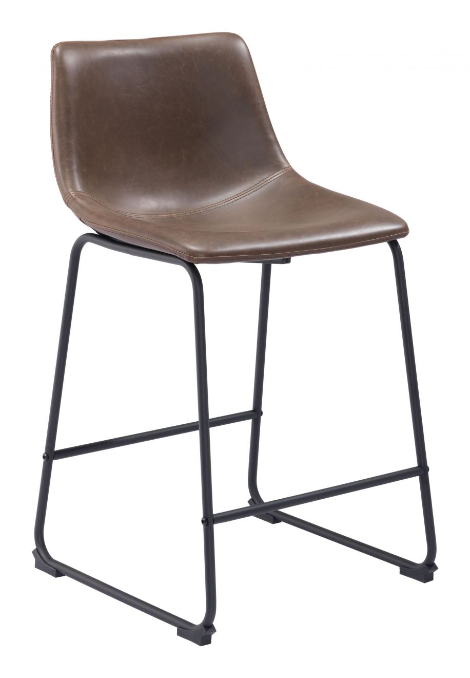 brown counter stool
