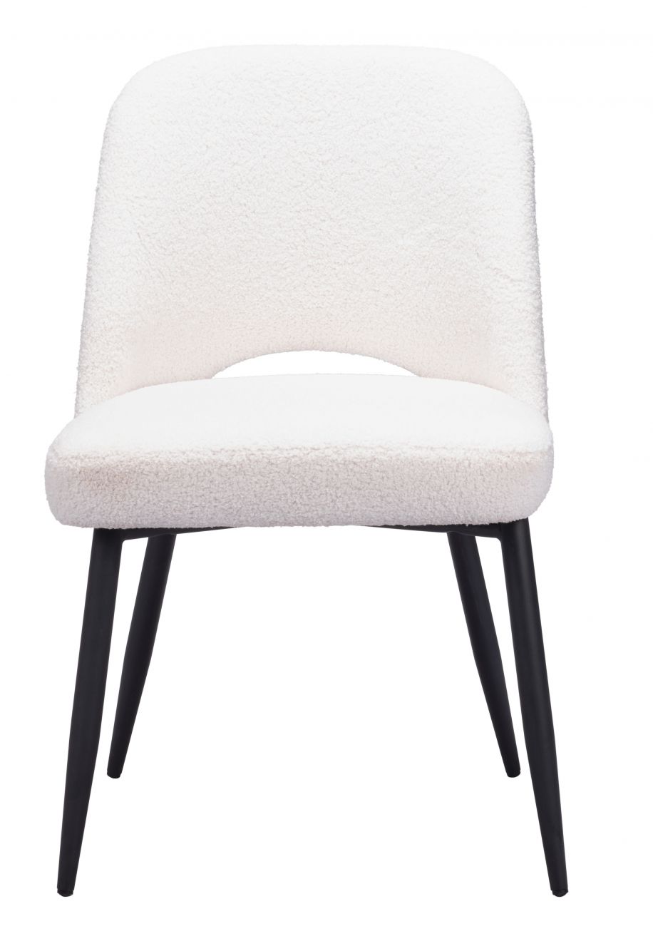 boucle dining chair