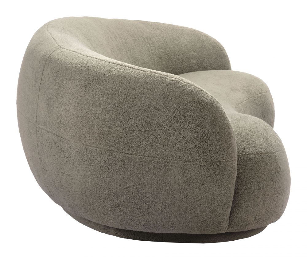 olive green fabric sofa