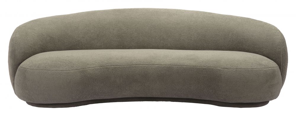 olive green fabric sofa