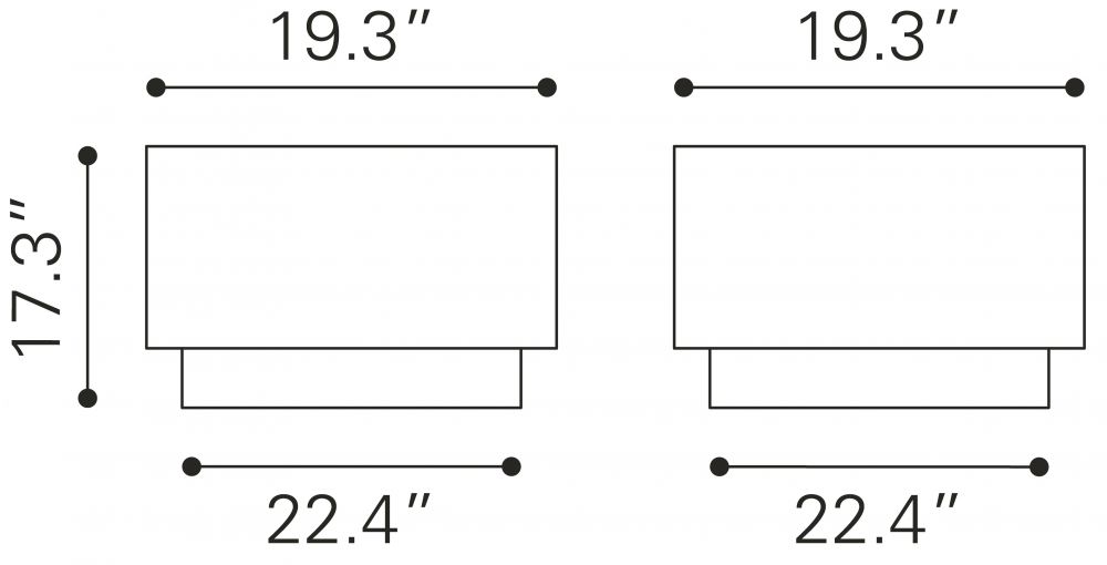 gold Aluminum coffee table