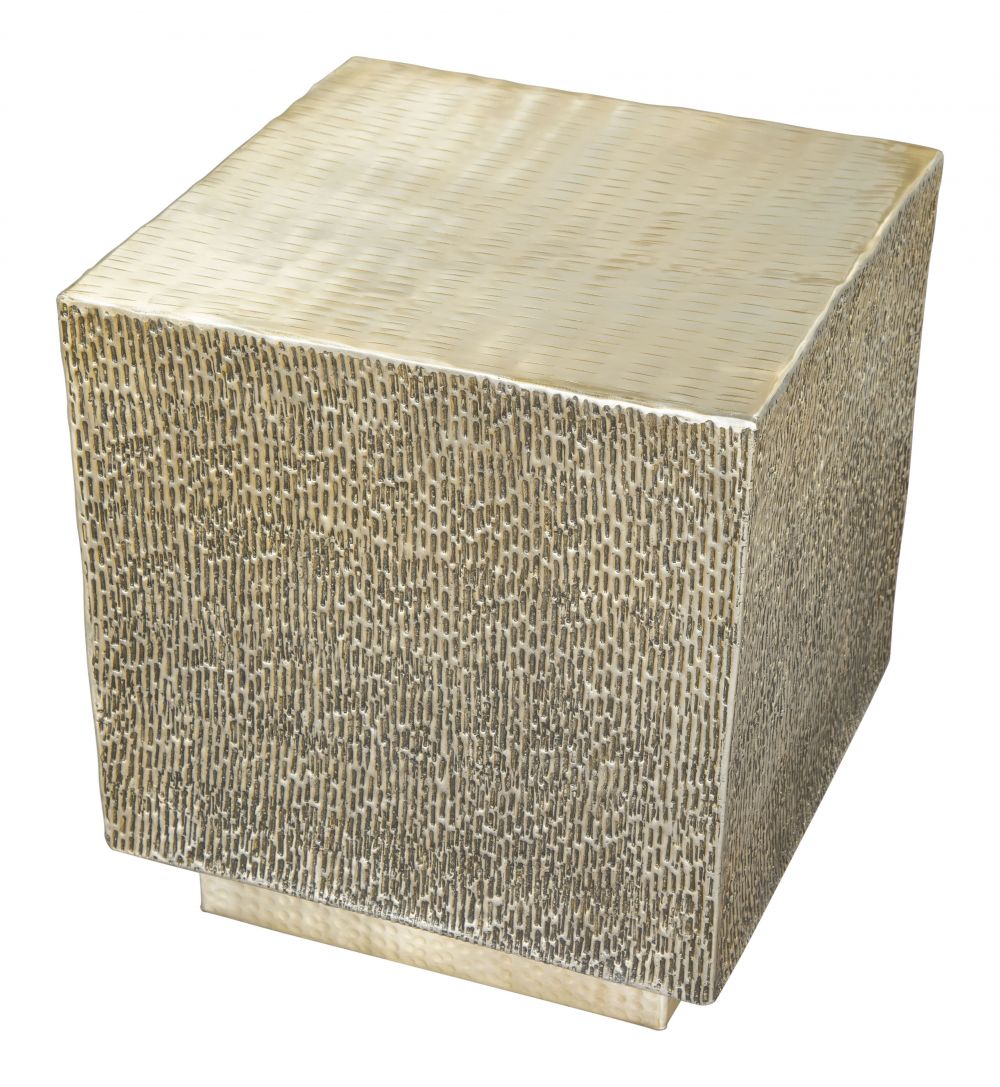 golden end table