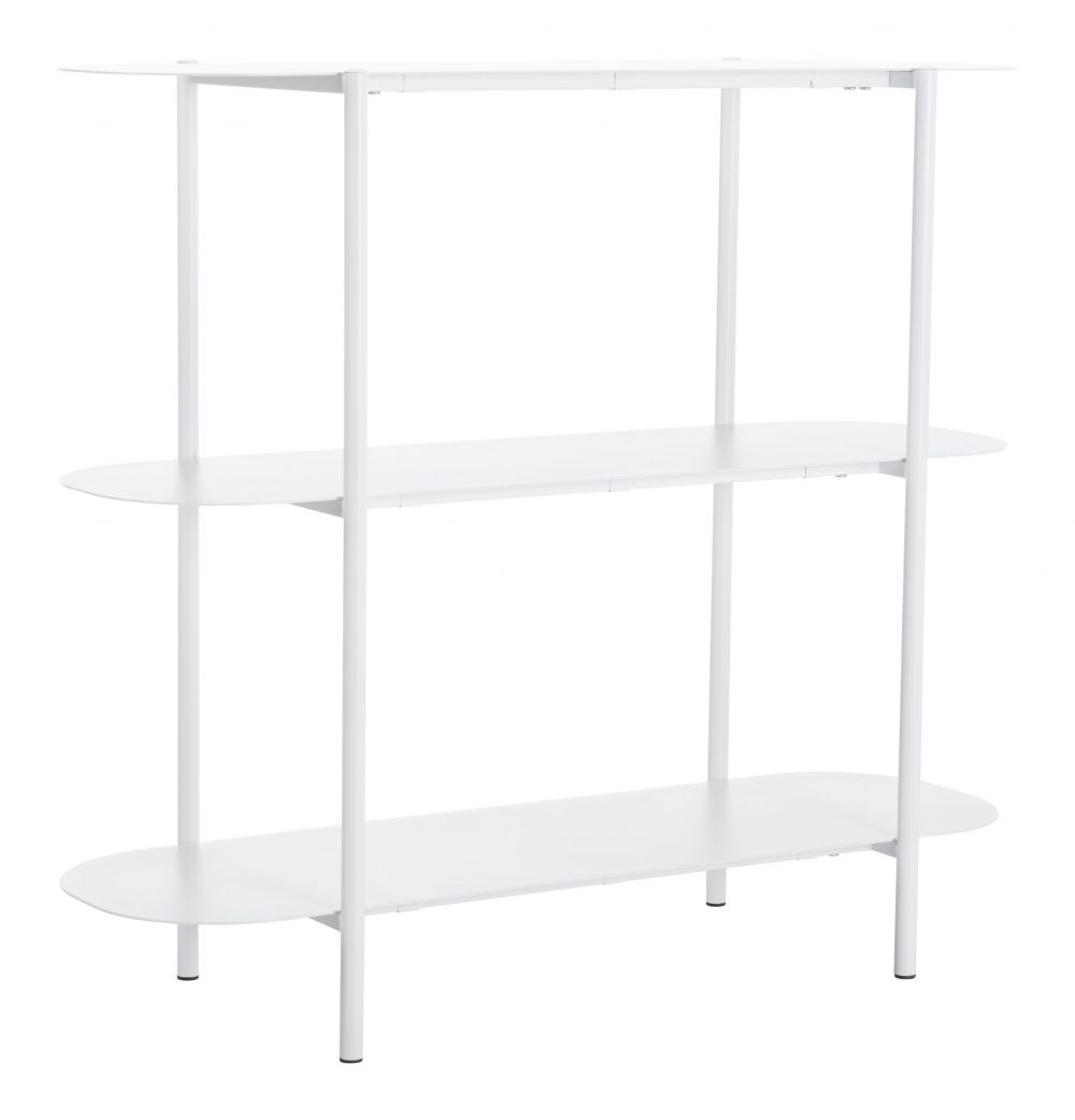 white console table
