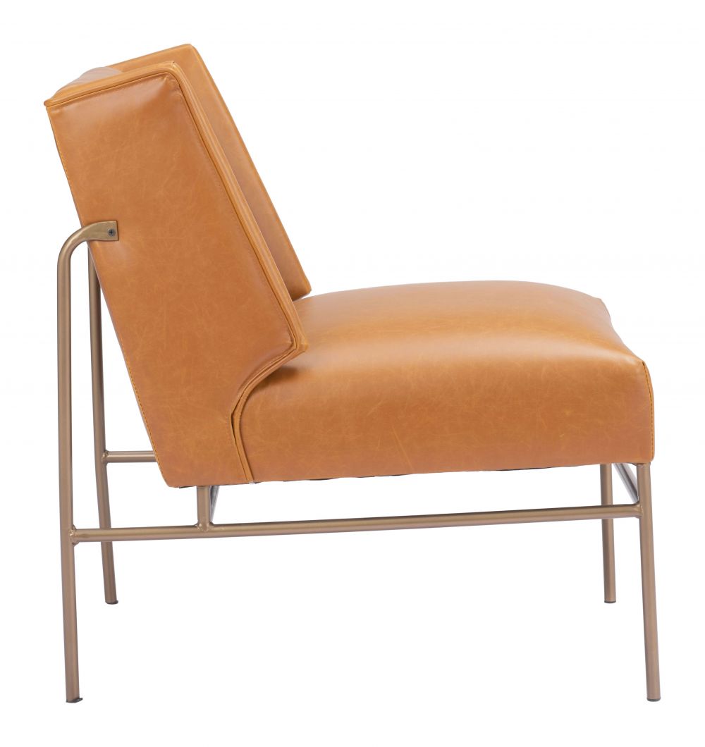 luxury leather accent chair