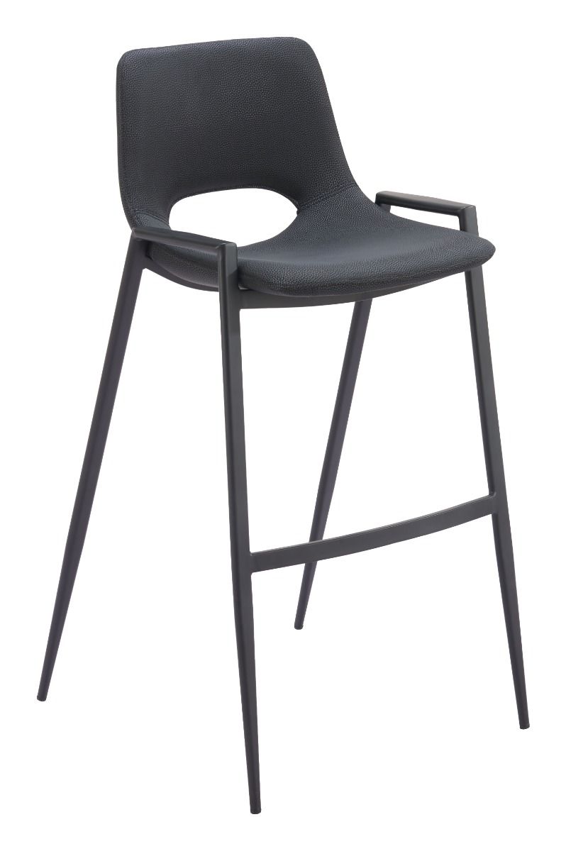 black bar stool