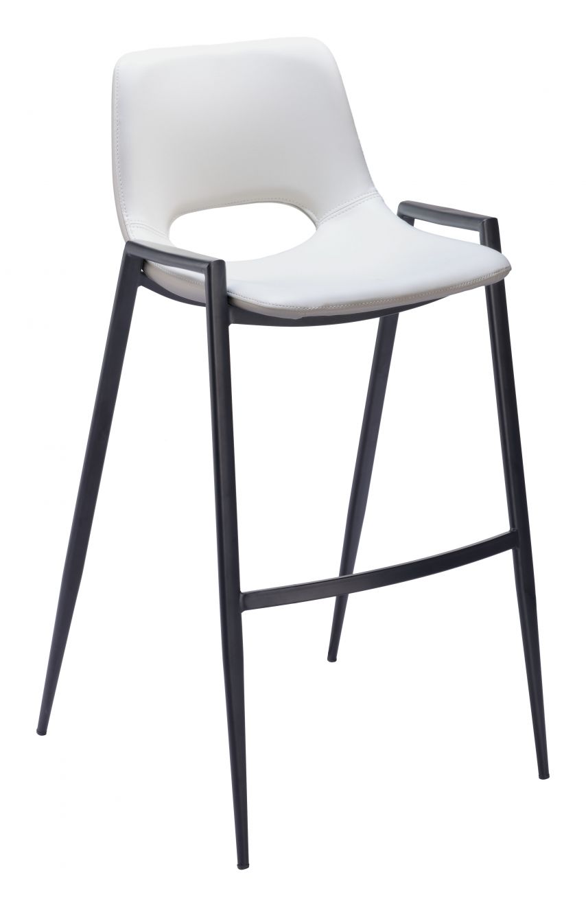 white bar stool