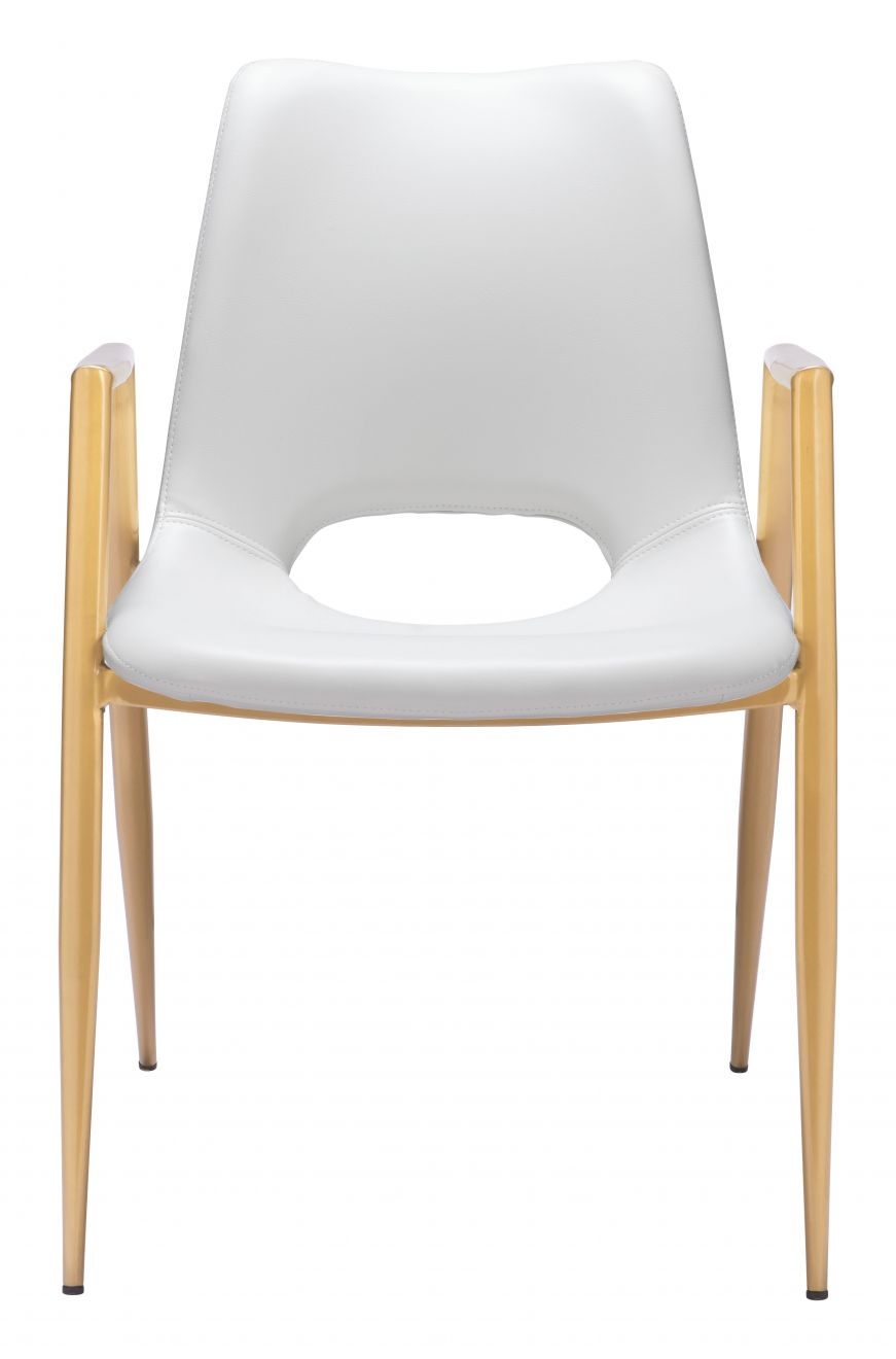 white dining chair