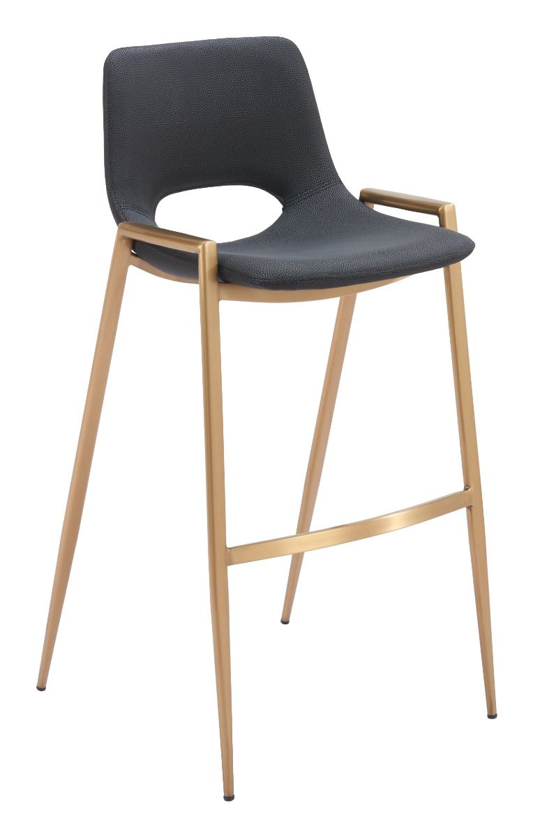 black bar stool