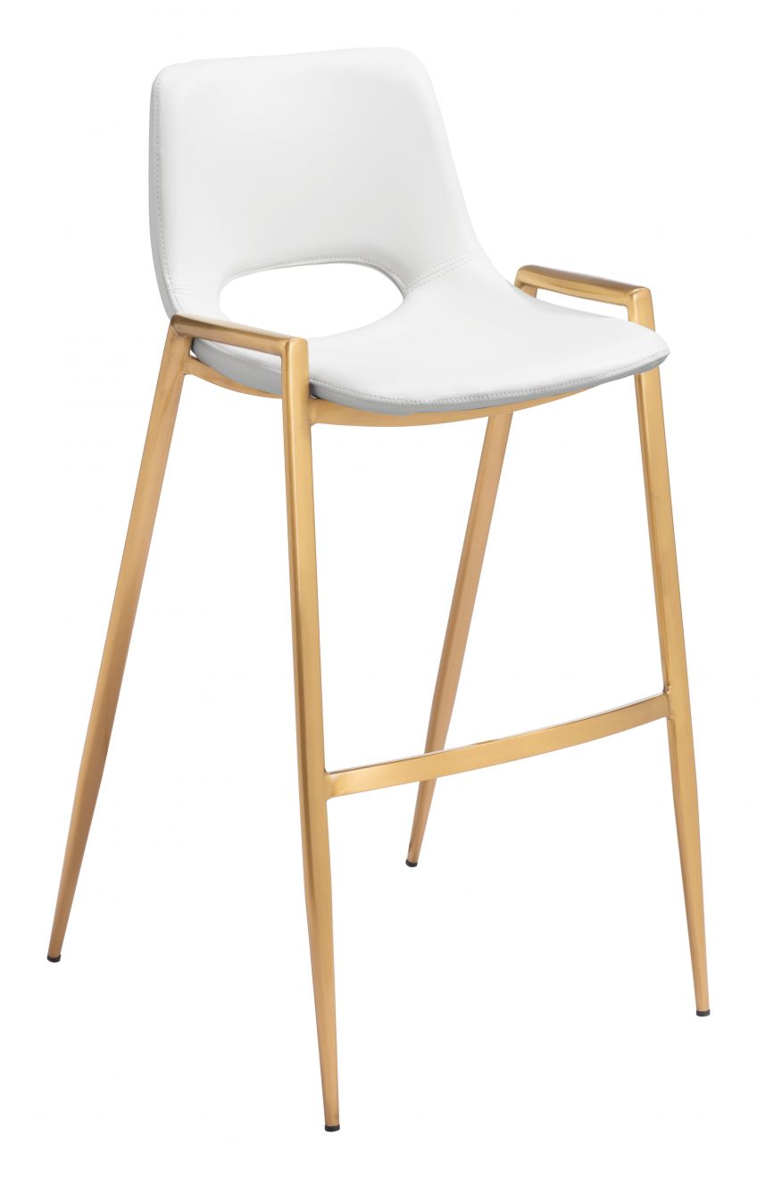 white bar stool