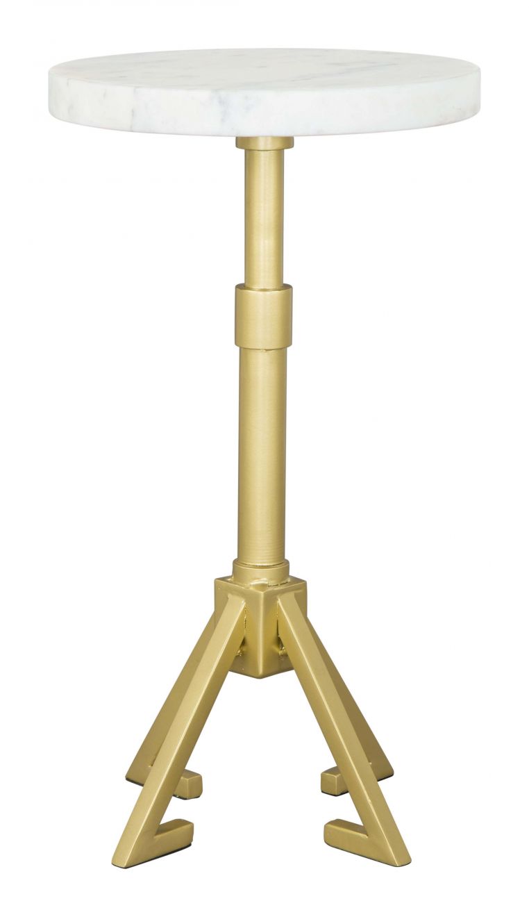 golden side table