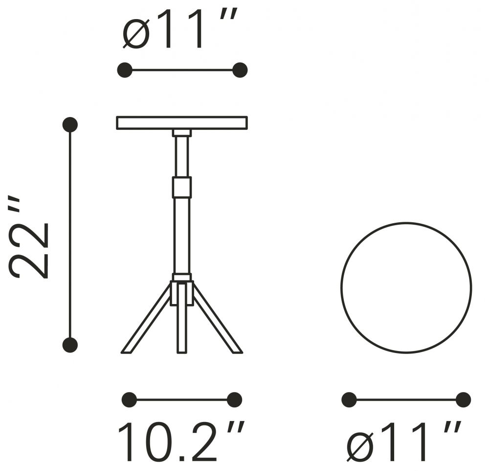 round end table