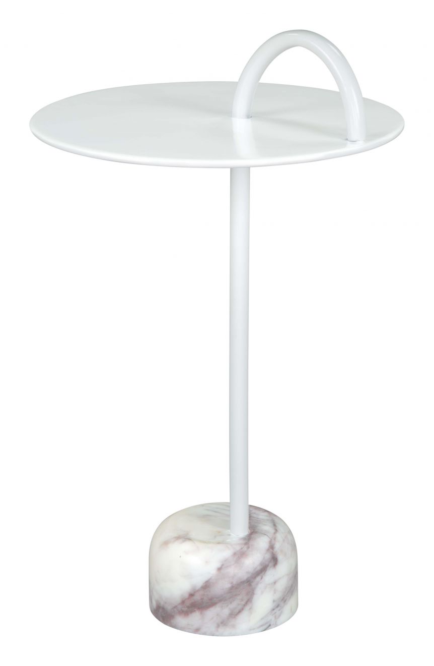 white end table