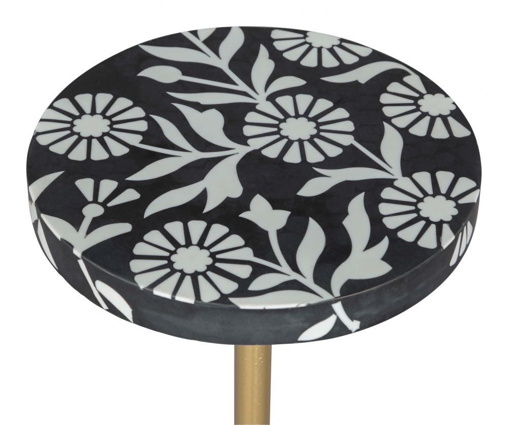 white side table