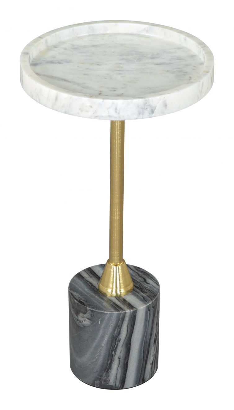 white side table