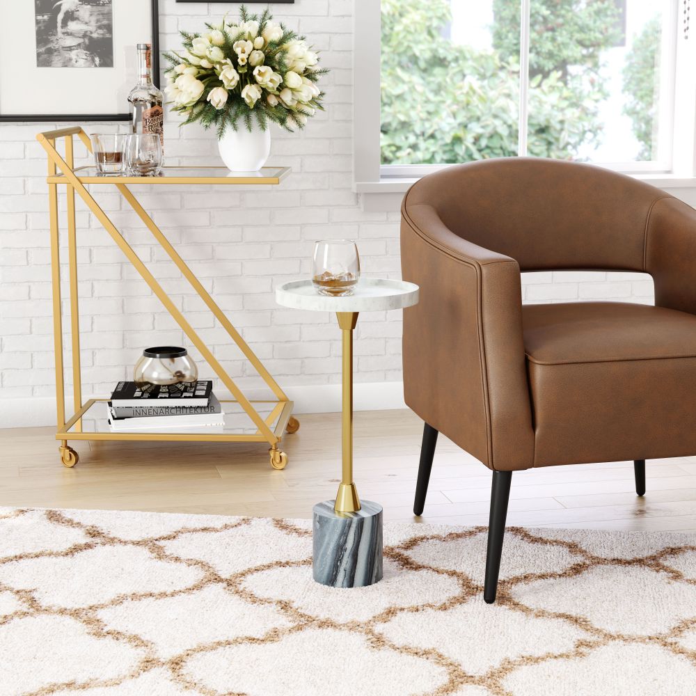 marble side table