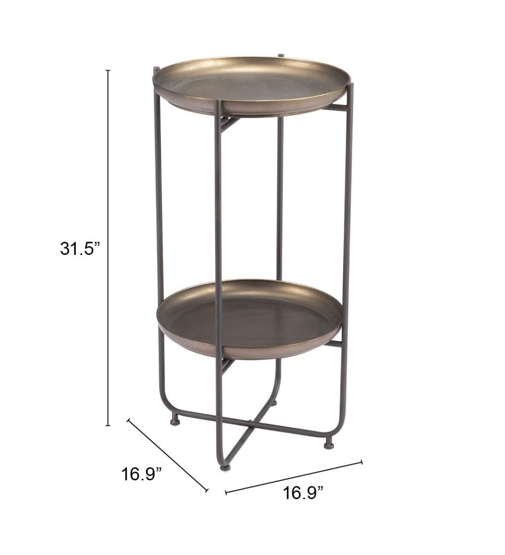 accent table with shelf