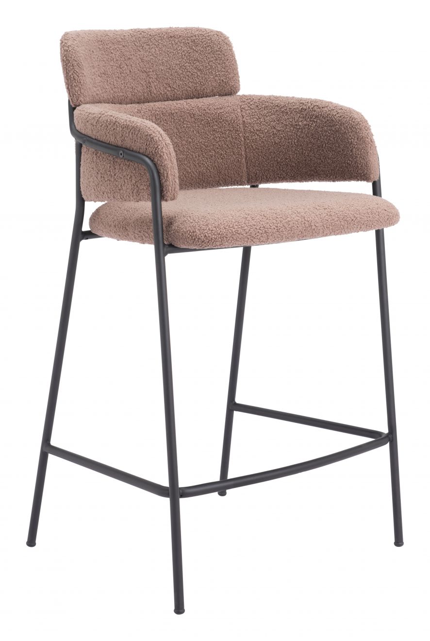 brown counter stool