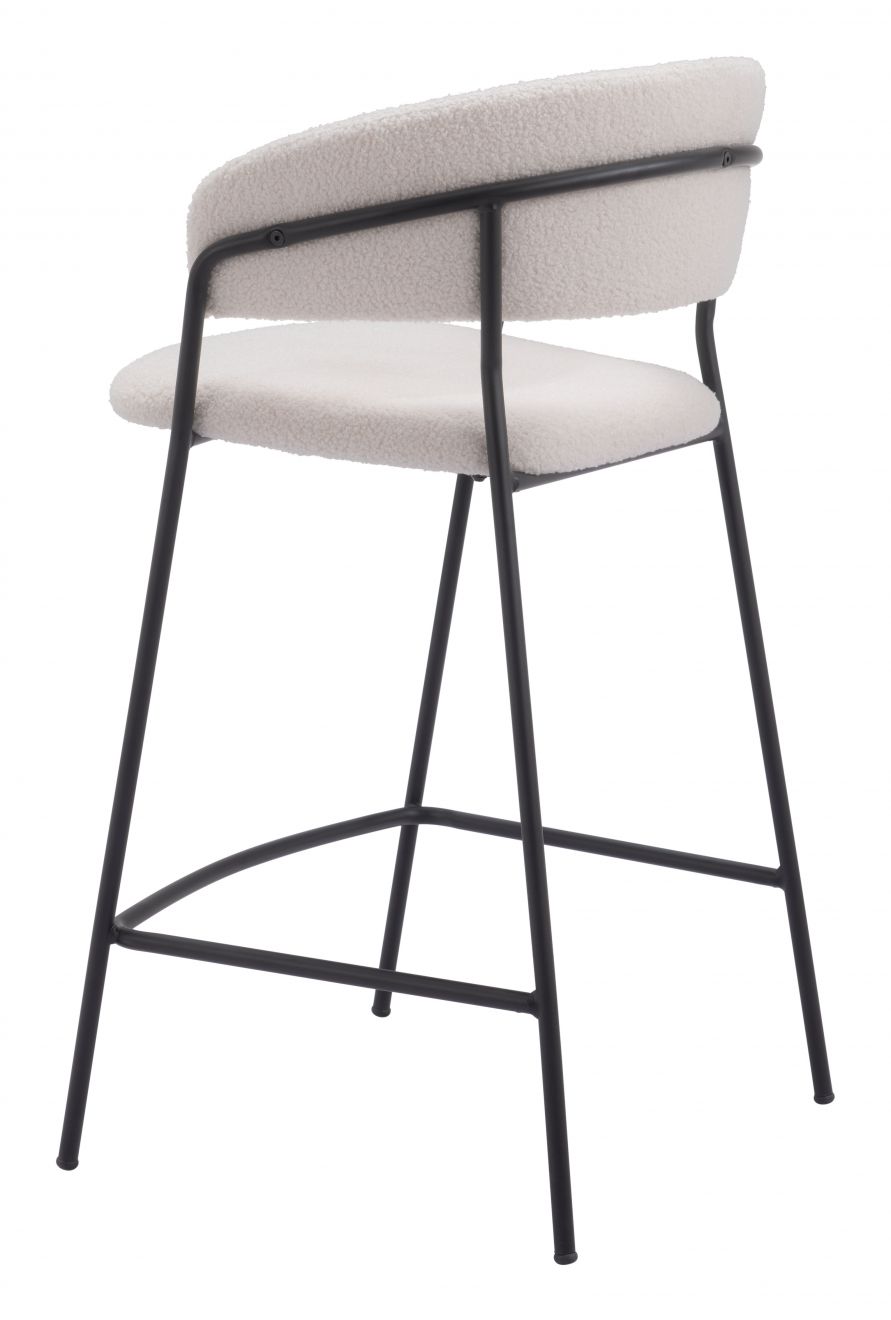 boucle counter stool|