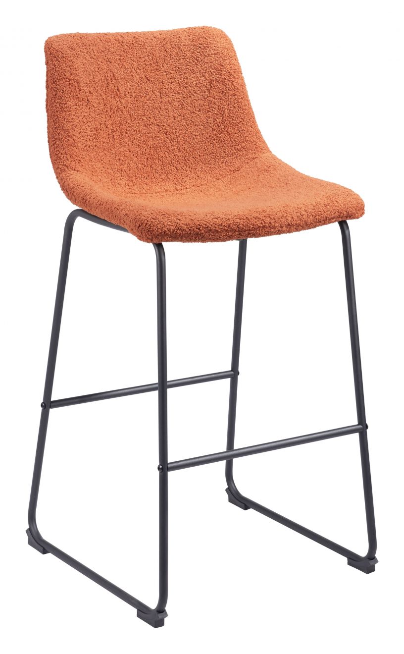 orange bar stool
