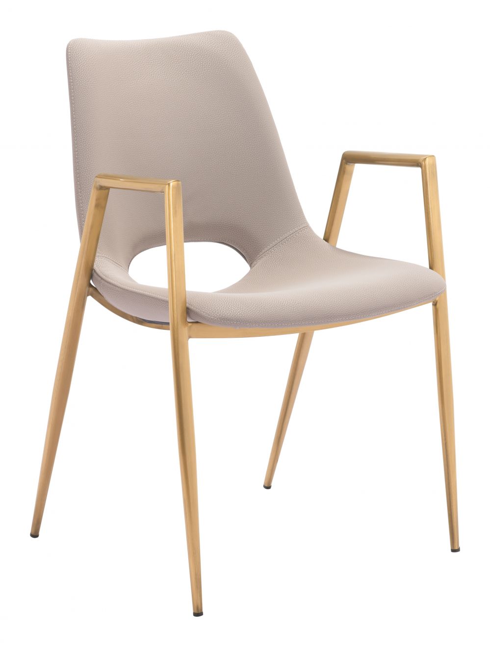 beige dining chair