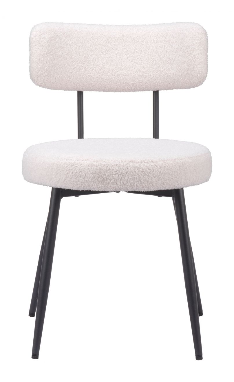boucle dining chair
