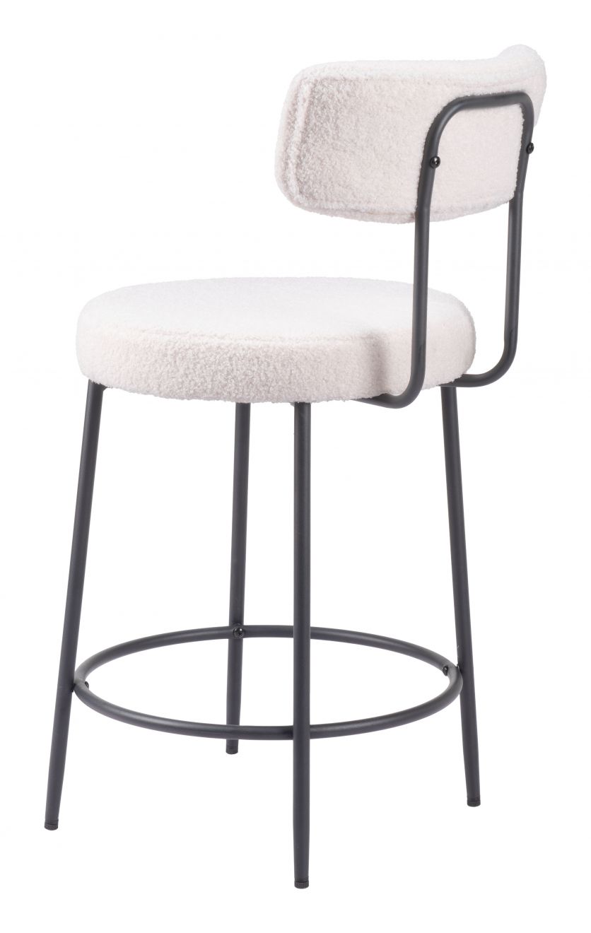 steel legs counter stool