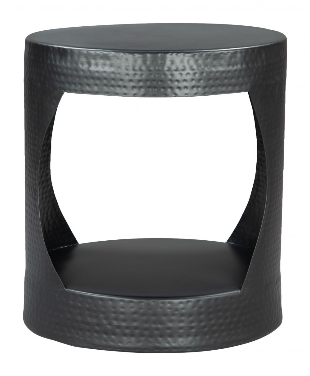 black end table
