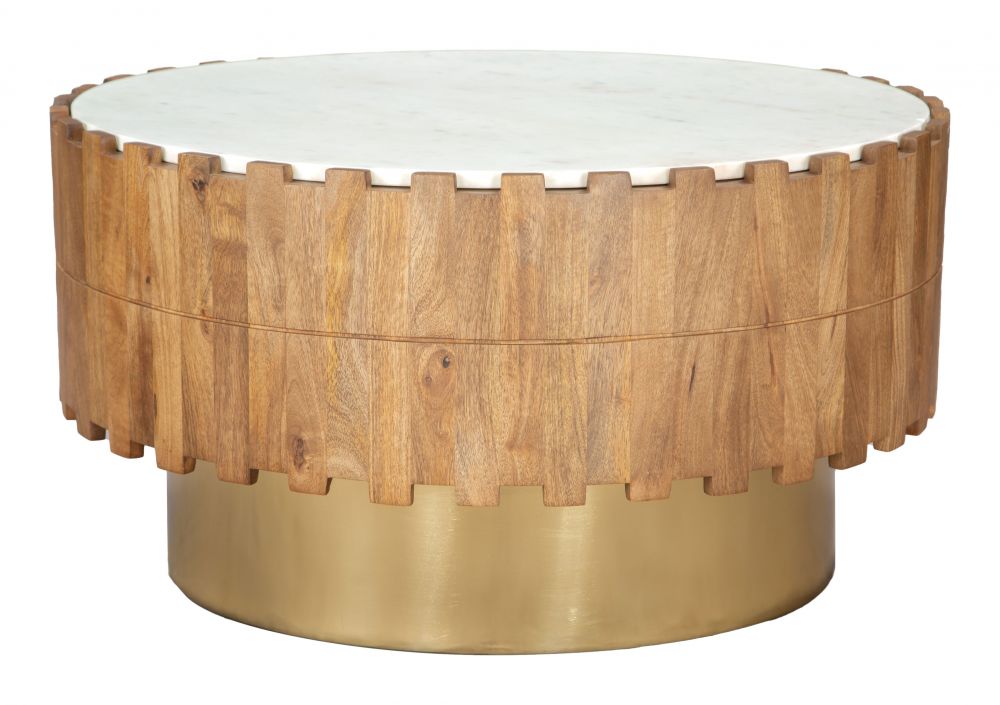 white marble coffee table