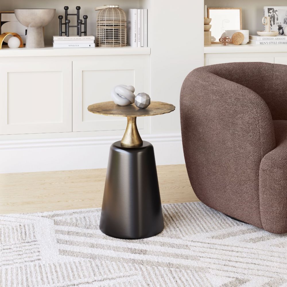 black side table