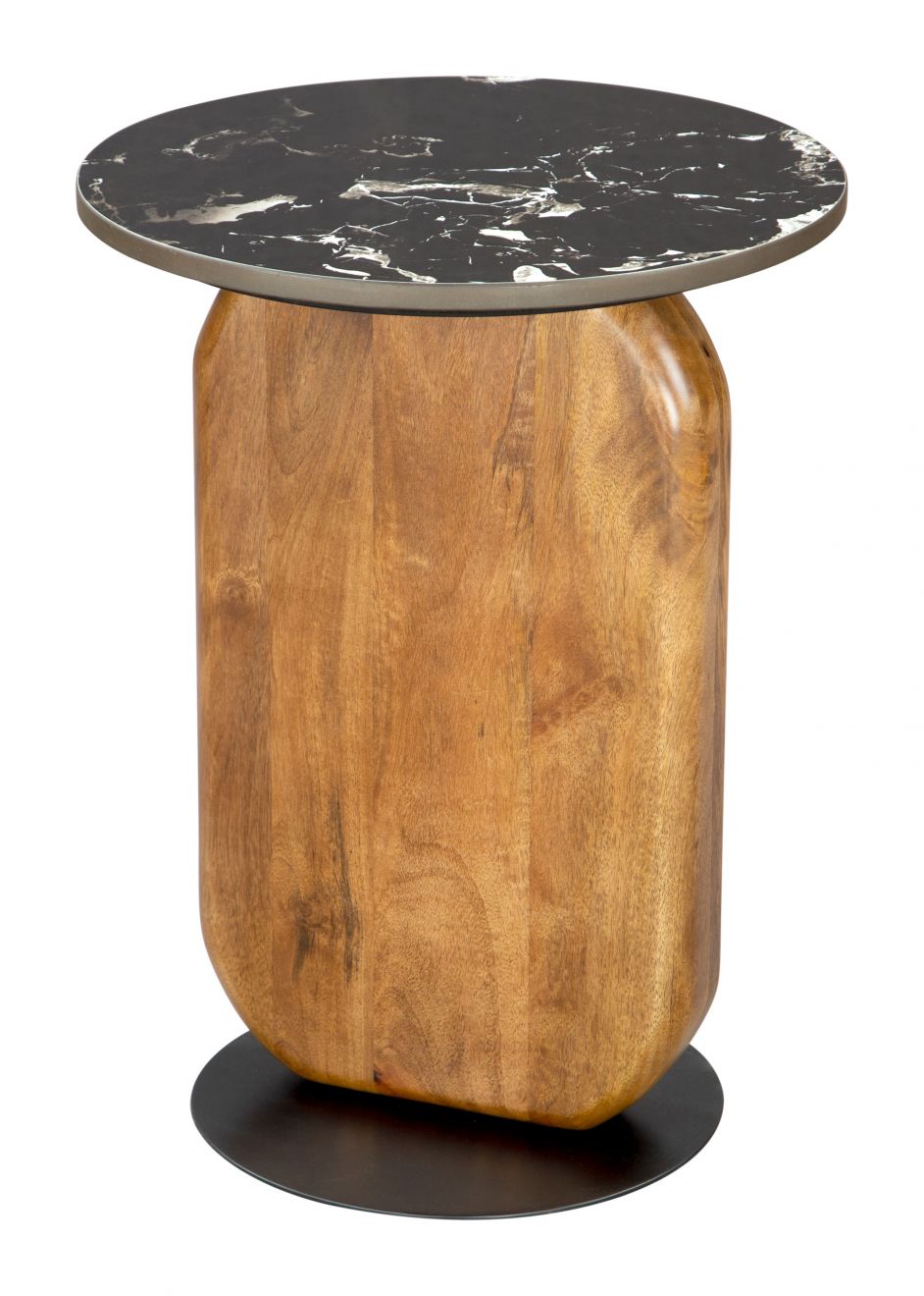 black side table
