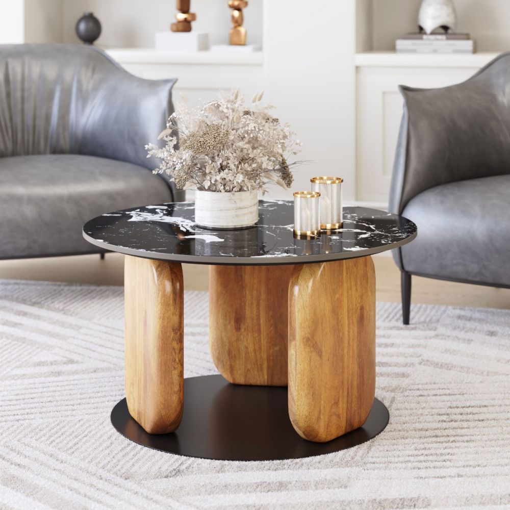 black marble coffee table